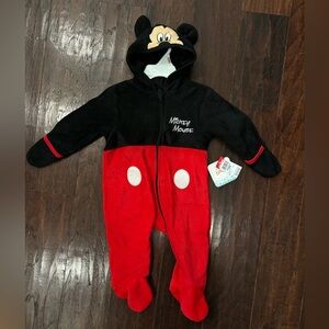 Mickey Mouse Fleece Footie